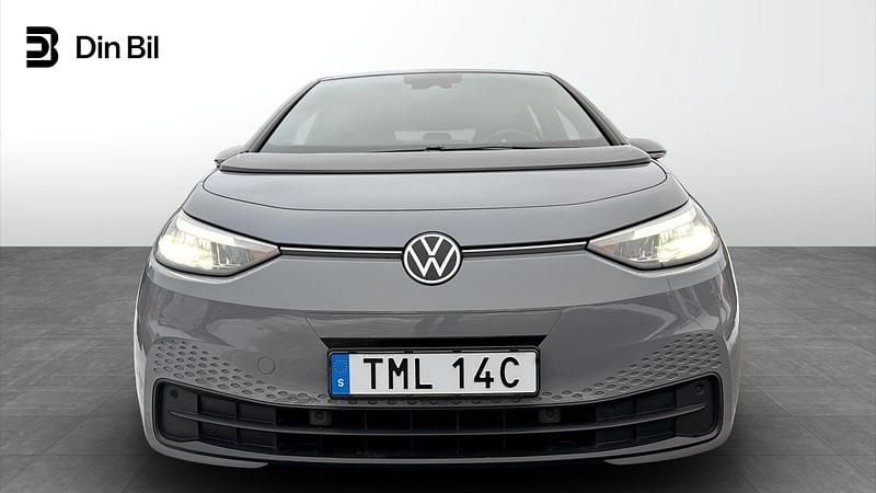 Begagnad VW ID.3 Pro Performance 150 kW (204 HK) 2023 Moonstone grey black Halvkombi