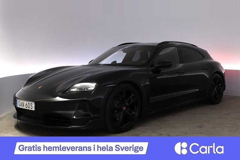 Svart Begagnad 2024 Porsche Taycan Cross Turismo Kombi | 979 990 kr - Bild 1/4