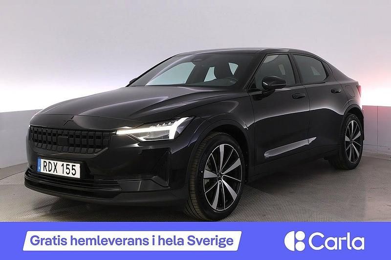 Svart Begagnad 2022 Polestar 2 Plus Halvkombi | 344 990 kr (Marknadspris) - Bild 1/4
