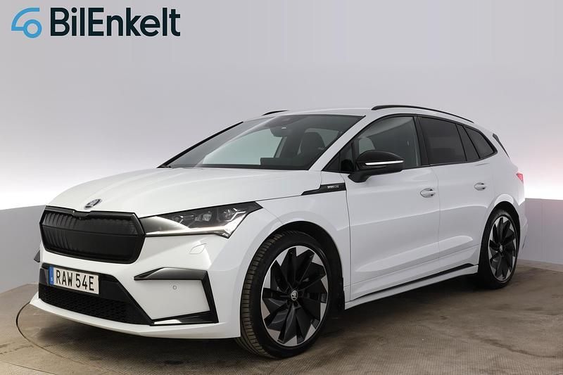Begagnad Skoda Enyaq iV SportLine 194 kW (265 HK) 2021 Vit SUV