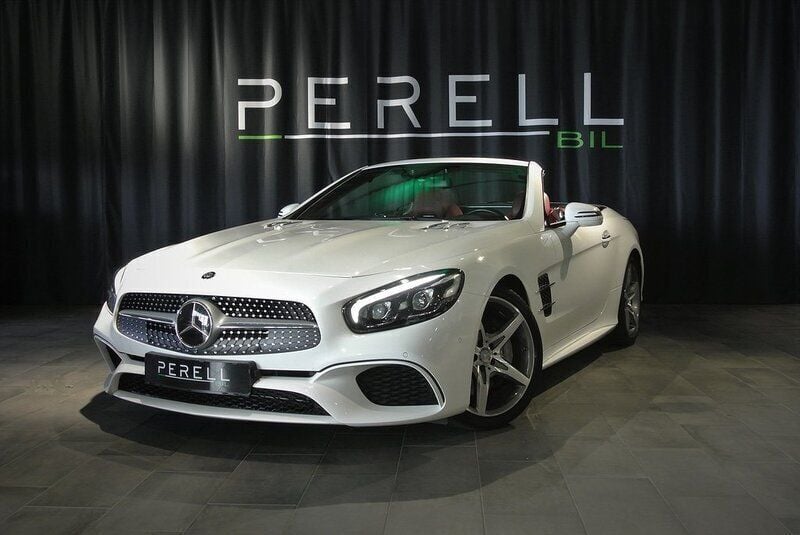 Vit Begagnad 2016 Mercedes SL400 AMG Cab | 659 000 kr - Bild 1/4
