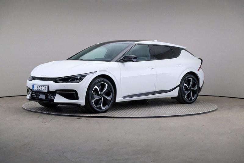 Vit Begagnad 2022 Kia EV6 GT-Line SUV | 345 000 kr (Bra pris) - Bild 1/4