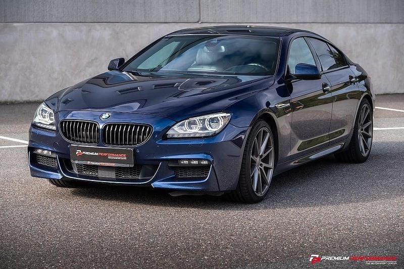Blå Begagnad 2015 BMW 640 M Sport Sportkupé | 309 800 kr (Marknadspris) - Bild 1/4