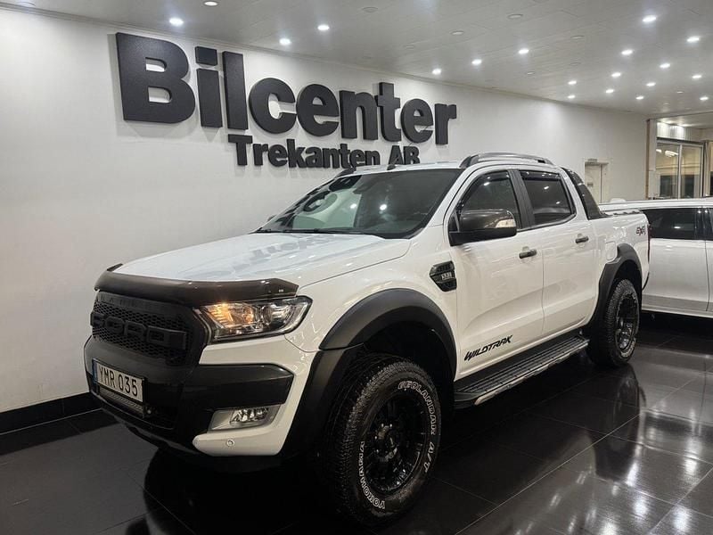 Vit Begagnad 2018 Ford Ranger Wildtrack Pickup | 259 900 kr (Bra pris) - Bild 1/4