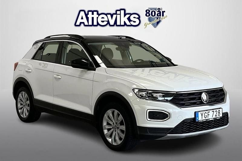 Vit Begagnad 2020 VW T-Roc Style SUV | 278 900 kr (Marknadspris) - Bild 1/4
