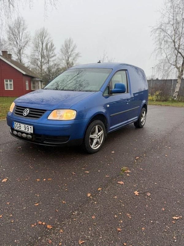 Blå Begagnad 2008 VW Caddy Minibuss | 32 500 kr (Bra pris) - Bild 1/4