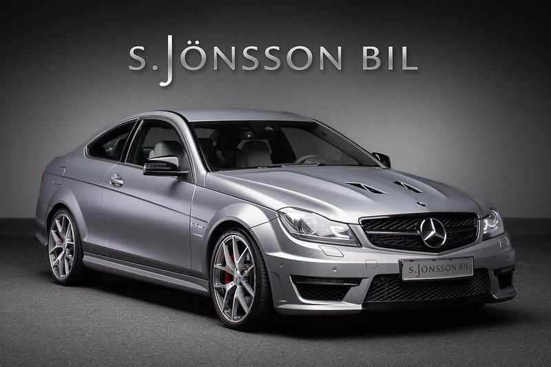Begagnad Mercedes C63 AMG AMG 508 HK (373 kW) 2014 Silver Sportkupé
