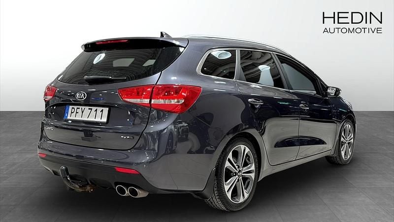 Begagnad Kia Ceed 136 HK (100 kW) 2017 Grå Halvkombi