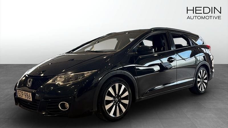 Begagnad Honda Civic 120 HK (88 kW) 2015 Svart Kombi