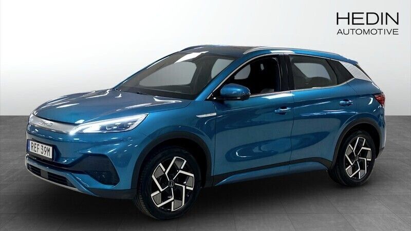 Blå (blue) Begagnad 2023 BYD Atto 3 Design SUV | 319 000 kr (Lite dyr) - Bild 1/4