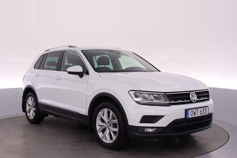 Vit Begagnad 2019 VW Tiguan SUV | 245 000 kr (Marknadspris) - Bild 1/4