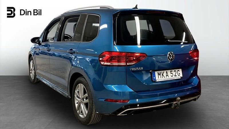 Begagnad VW Touran R-line 150 HK (110 kW) 2021 Blå Minibuss