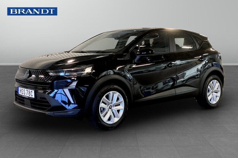 Svart Ny 2024 Renault Captur Evolution SUV | 239 900 kr (Marknadspris) - Bild 1/4