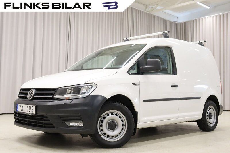 Vit Begagnad 2020 VW Caddy Minibuss | 149 900 kr (Bra pris) - Bild 1/4