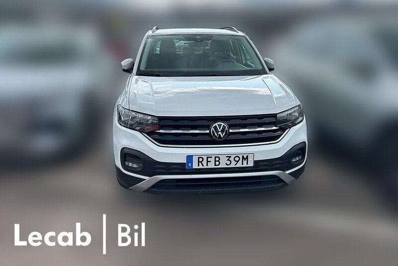 Vit (pure white) Begagnad 2023 VW T-Cross SUV | 189 500 kr (Marknadspris) - Bild 1/1