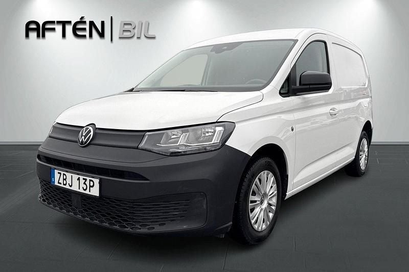 Vit Begagnad 2023 VW Caddy Minibuss | 198 700 kr (Superpris) - Bild 1/3