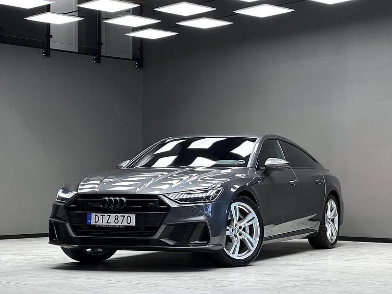 Grå Begagnad 2018 Audi A7 Sportback S-Line Halvkombi | 429 900 kr (Bra pris) - Bild 1/3