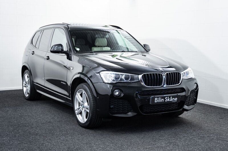 Svart Begagnad 2015 BMW X3 M Sport SUV | 172 900 kr (Marknadspris) - Bild 1/4