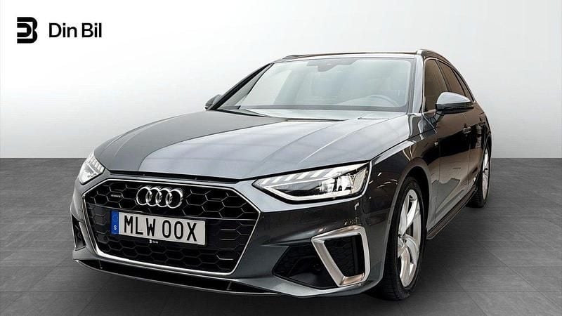 Daytonagrå pärleffekt Begagnad 2023 Audi A4 S-Line Kombi | 369 000 kr (Marknadspris) - Bild 1/4