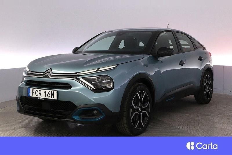 Blå Begagnad 2021 Citroën e-C4 Feel Halvkombi | 184 900 kr (Bra pris) - Bild 1/4