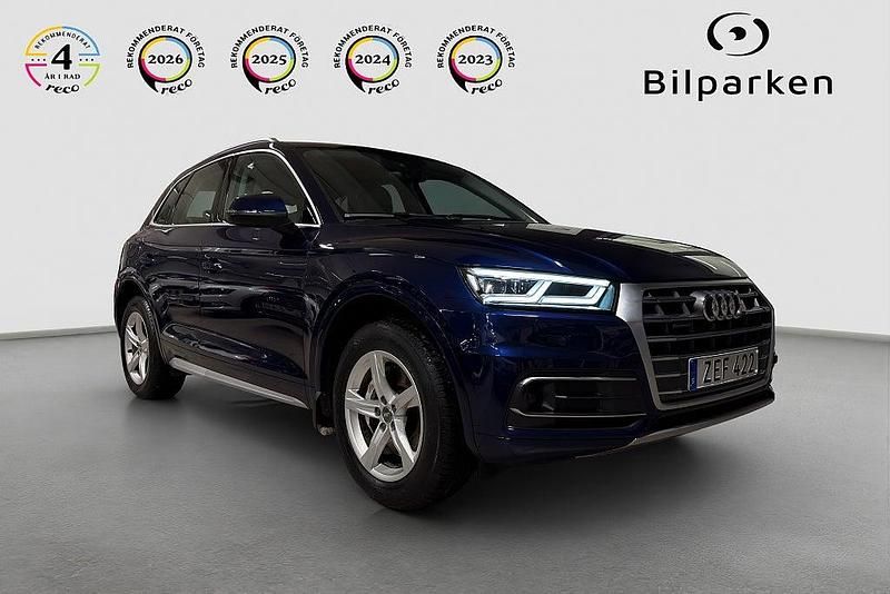 Blå Begagnad 2017 Audi Q5 SUV | 319 990 kr - Bild 1/4