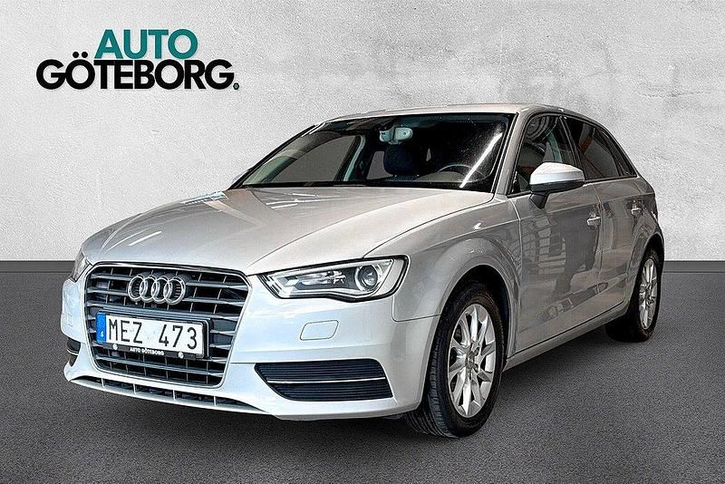 Silver Begagnad 2013 Audi A3 Sportback Attraction Halvkombi | 89 900 kr (Lite dyr) - Bild 1/4