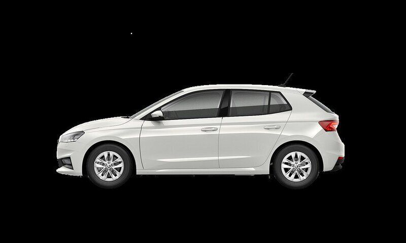 Vit (candy white) Ny 2024 Skoda Fabia Selection Halvkombi | 257 000 kr (Marknadspris) - Bild 1/4