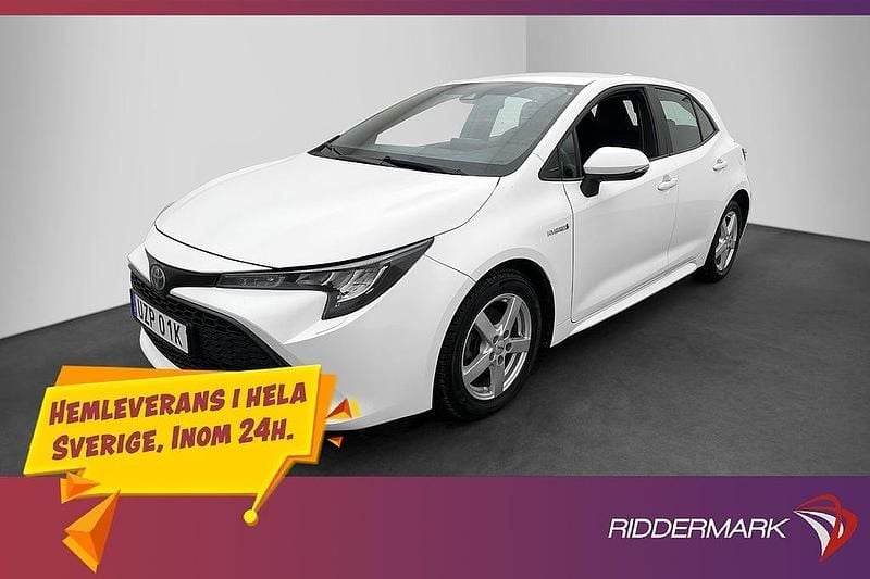 Vit Begagnad 2020 Toyota Corolla Hybrid | 198 800 kr - Bild 1/3