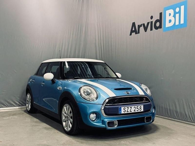 Begagnad Mini Cooper S Chili 192 HK (141 kW) 2014 Blå Halvkombi
