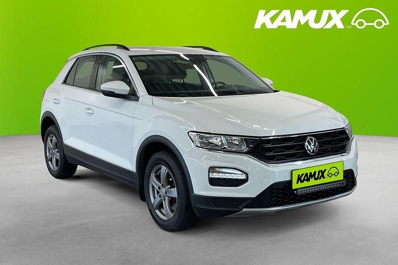 Vit Begagnad 2021 VW T-Roc SUV | 204 900 kr (Bra pris) - Bild 1/4