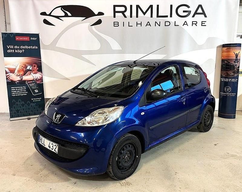 Blå Begagnad 2008 Peugeot 107 Halvkombi | 17 900 kr (Marknadspris) - Bild 1/4