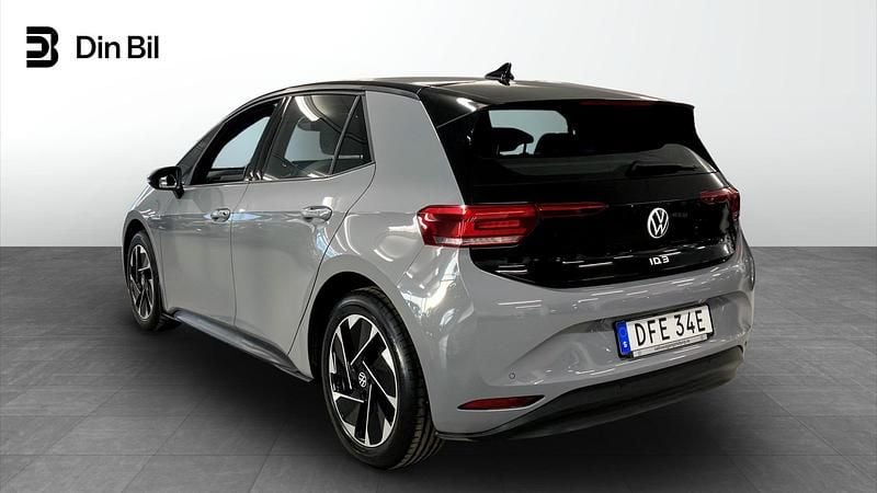Begagnad VW ID.3 Pro 150 kW (204 HK) 2022 Grå Halvkombi