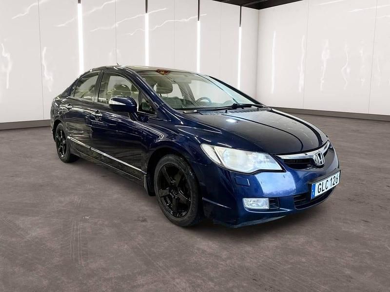 Blå Begagnad 2008 Honda Civic Hybrid Sedan | 39 900 kr - Bild 1/4