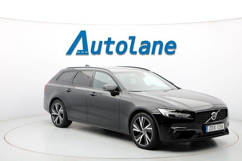Svart Begagnad 2021 Volvo V90 R-Design Kombi | 399 900 kr (Marknadspris) - Bild 1/3