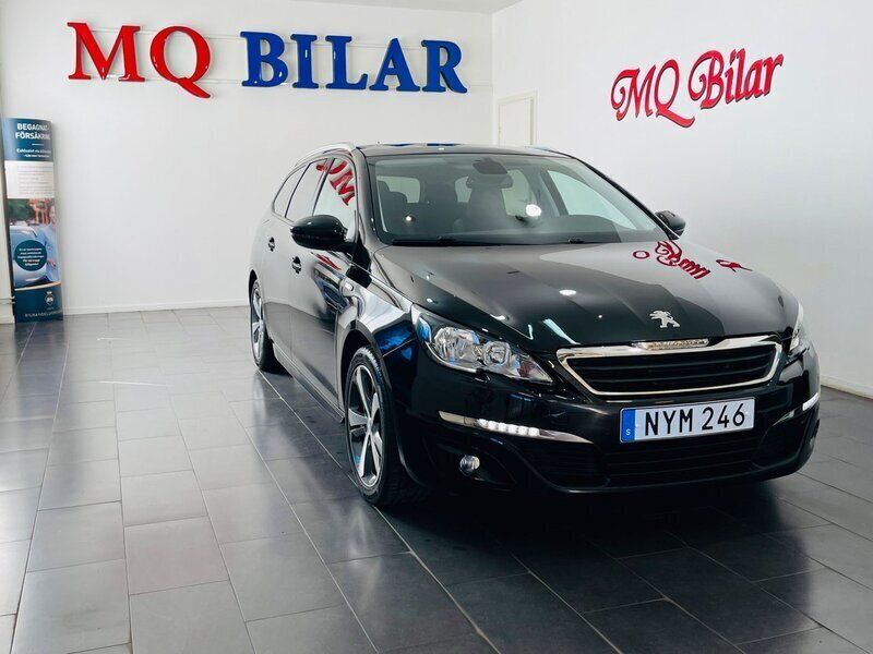 Svart Begagnad 2016 Peugeot 308 Active Kombi | 99 900 kr (Marknadspris) - Bild 1/4
