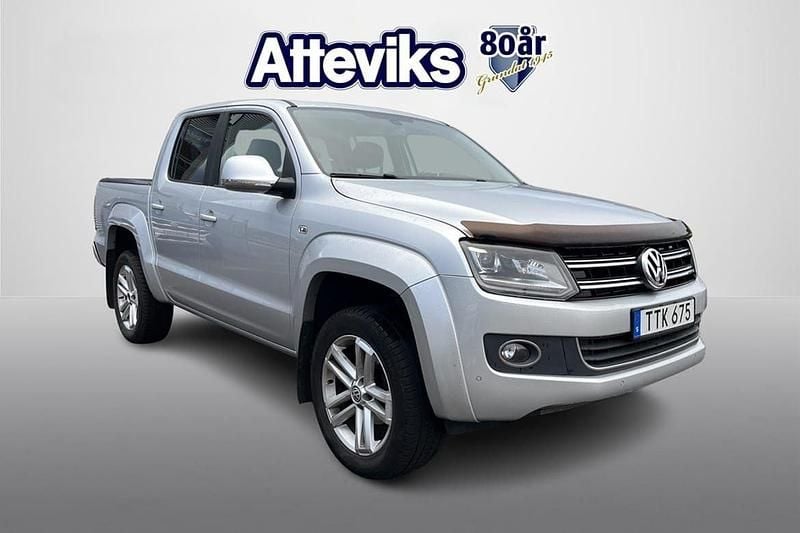 Silver Begagnad 2016 VW Amarok Highline Pickup | 209 000 kr (Marknadspris) - Bild 1/4