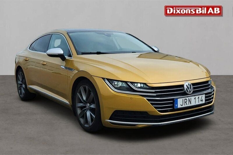 Gul Begagnad 2017 VW Arteon GTS Halvkombi | 219 000 kr (Marknadspris) - Bild 1/4
