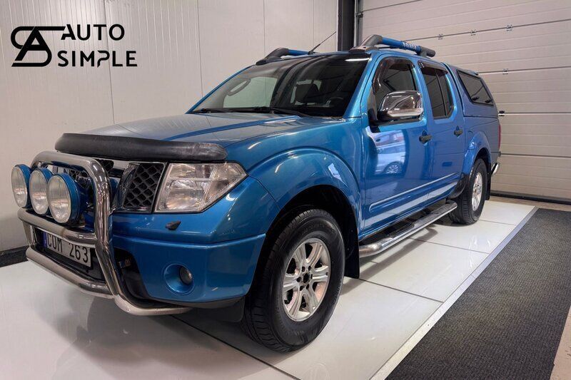 Blå Begagnad 2008 Nissan Navara Pickup | 99 900 kr (Lite dyr) - Bild 1/4