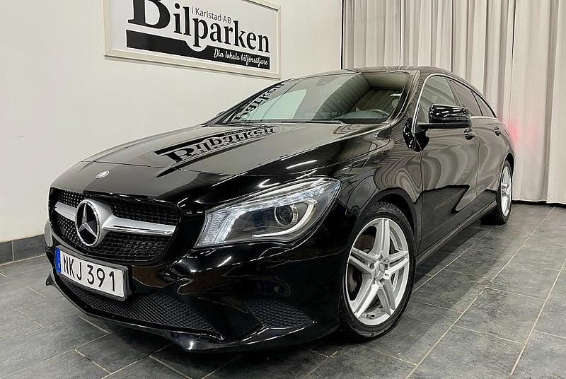 Svart Begagnad 2016 Mercedes CLA220 Shooting Brake Kombi | 159 900 kr (Marknadspris) - Bild 1/3