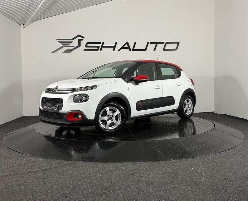 Begagnad Citroën C3 PureTech 82 HK (60 kW) 2017 Vit