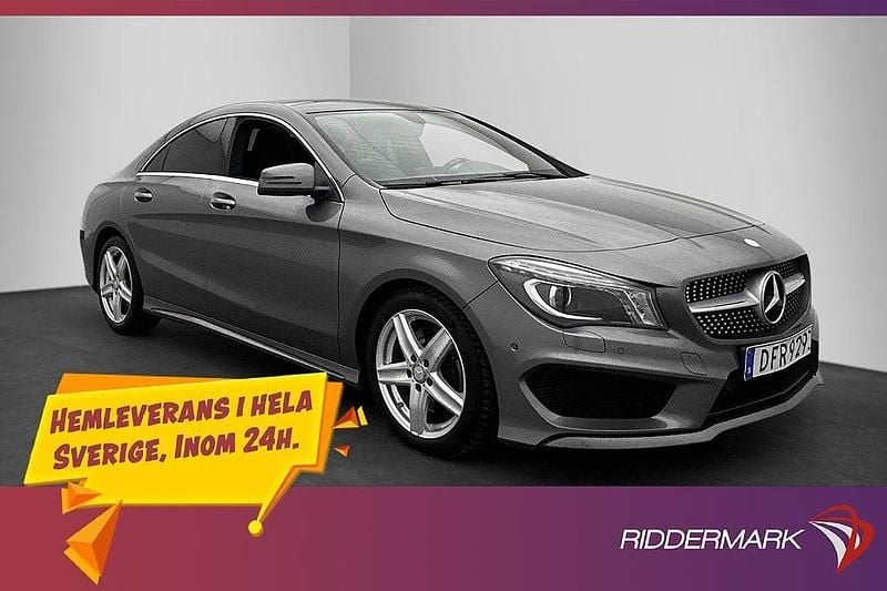 Mörkgrå Begagnad 2014 Mercedes CLA250 AMG Sedan | 209 900 kr (Marknadspris) - Bild 1/3