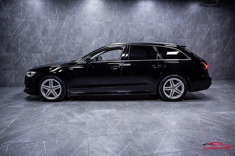 Begagnad Audi A6 S-Line 190 HK (139 kW) 2016 Svart Kombi