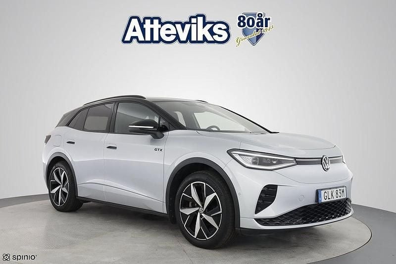 Silver Begagnad 2023 VW ID.4 GTX SUV | 389 900 kr (Bra pris) - Bild 1/4