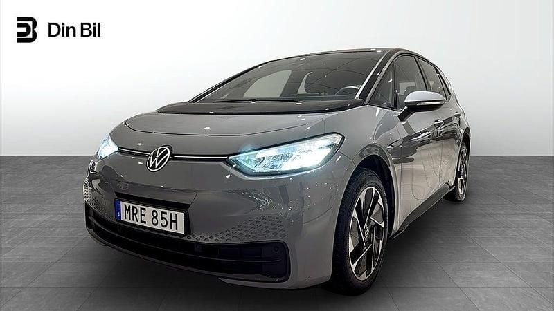 Begagnad VW ID.3 Pro Performance 150 kW (204 HK) 2022 Grå Halvkombi