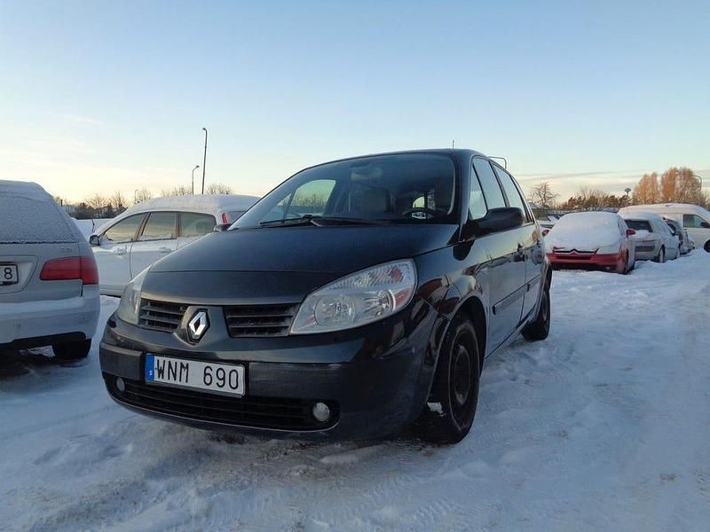 Mörkgrå (grå) Begagnad 2005 Renault Scénic II Minibuss | 19 000 kr (Lite dyr) - Bild 1/4