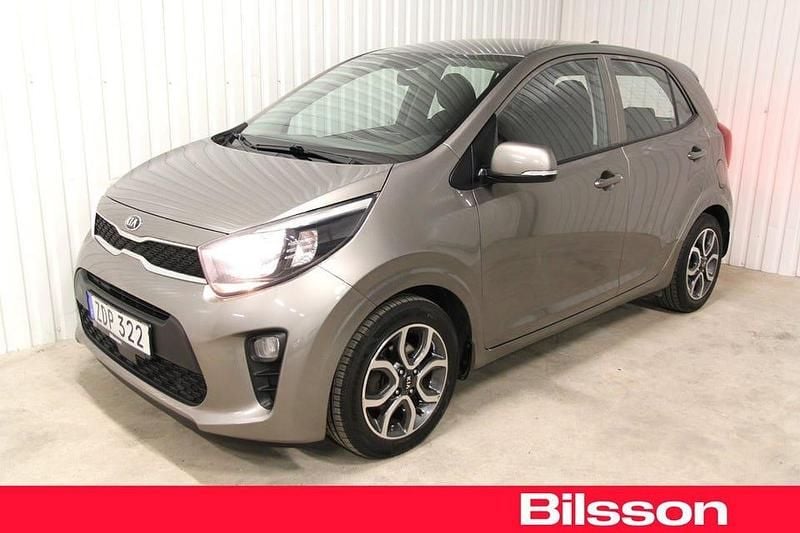 Grå Begagnad 2017 Kia Picanto Advance Halvkombi | 84 900 kr (Marknadspris) - Bild 1/4