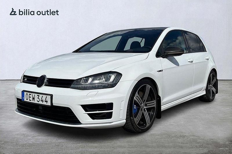 Vit Begagnad 2016 VW Golf VII R Halvkombi | 229 900 kr (Marknadspris) - Bild 1/3
