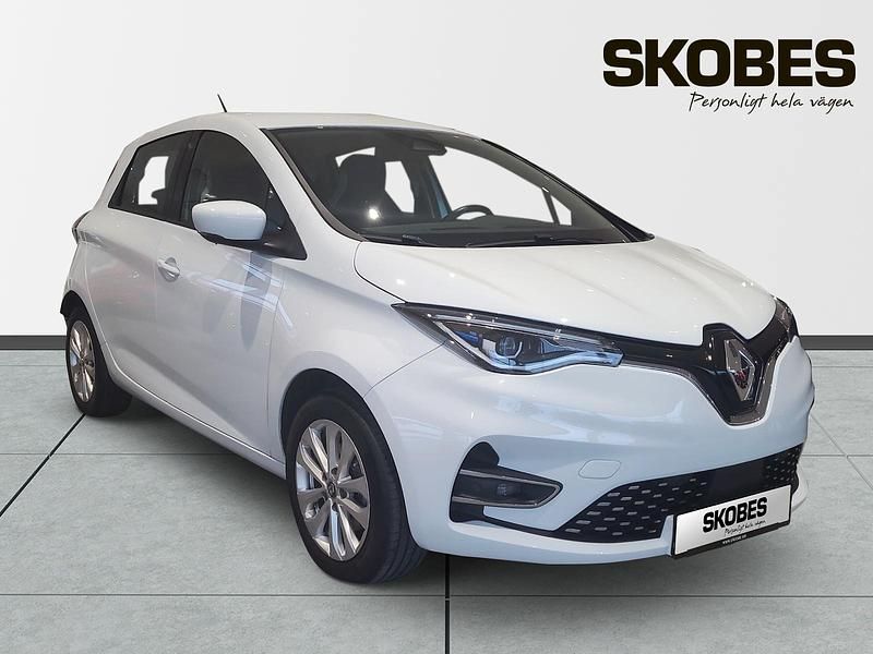 Vit Begagnad 2023 Renault Zoe Zen Halvkombi | 179 300 kr (Marknadspris) - Bild 1/3