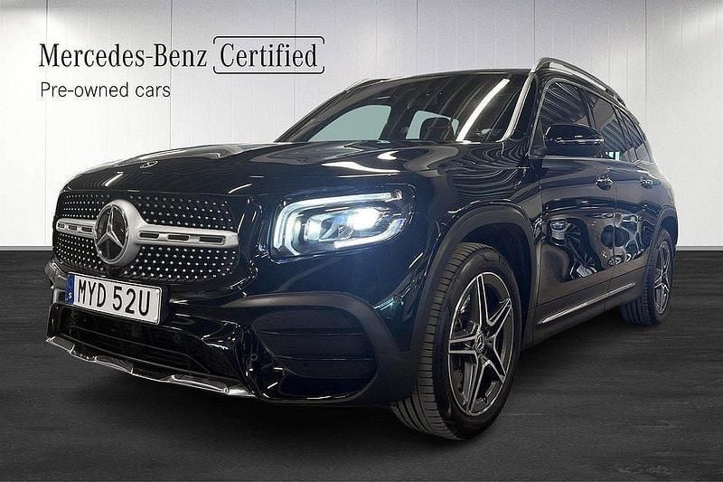 Svart Begagnad 2021 Mercedes GLB250 AMG SUV | 419 000 kr - Bild 1/4