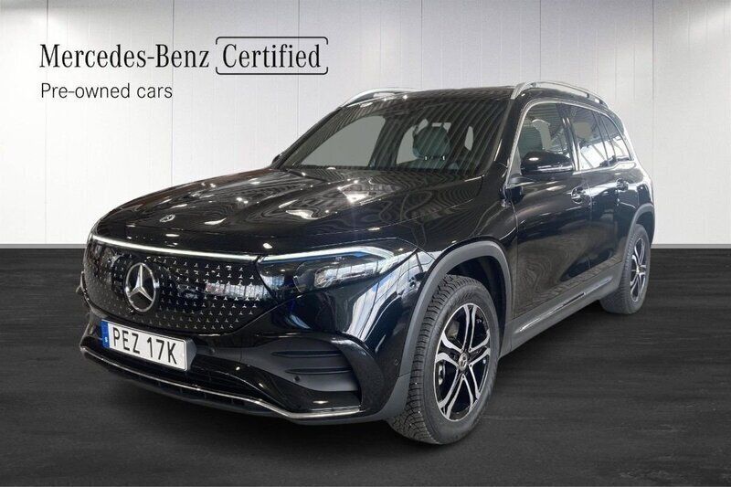 Svart (black) Begagnad 2024 Mercedes EQB300 Premium SUV | 589 900 kr - Bild 1/4